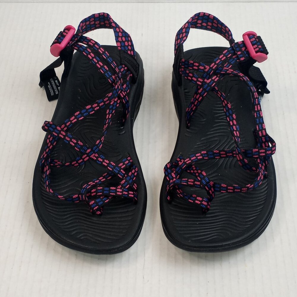 Chaco Z/Volx X2 Blue Pink Strappy Sandals - Picture 4 of 5